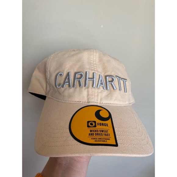 Carhartt Accessories - Light peach Carhartt womens Spellout baseball hat adjustable NWT